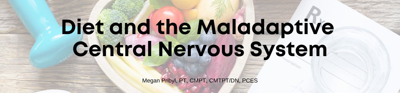 Diet and the Maladaptive Central Nervous System