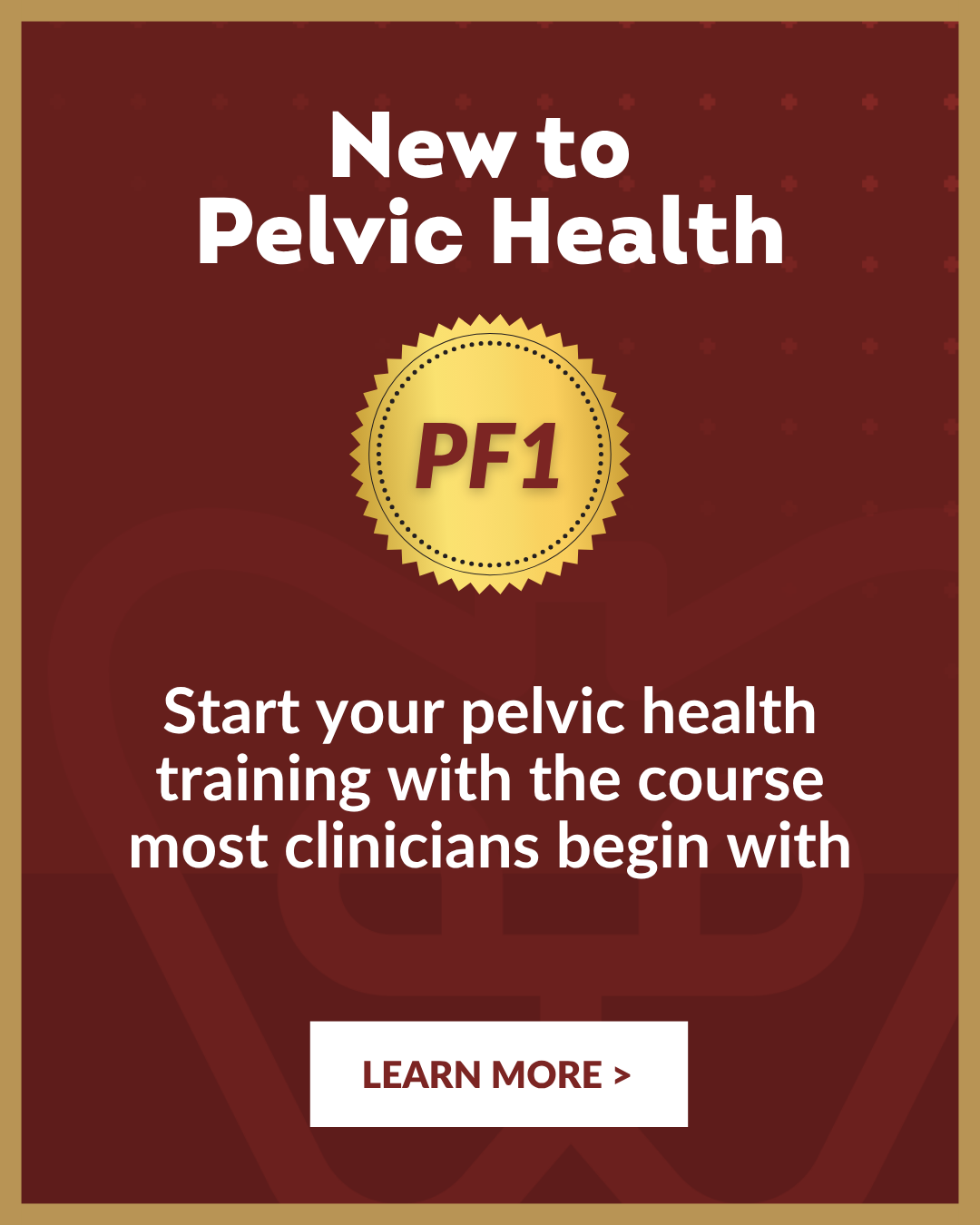 New to Pelvic Health